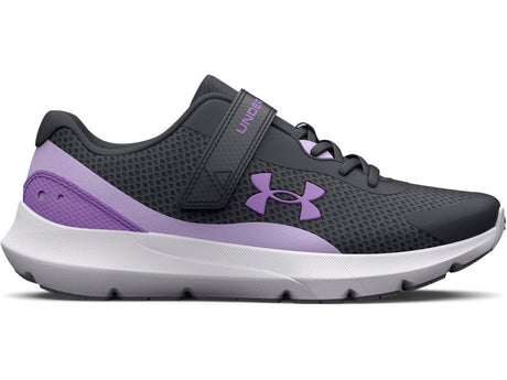 Under Armour Girls Pre-School UA Surge 3 AC Running Shoes - Enhanced Ankle Comfort
