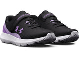 Under Armour Girls Pre-School UA Surge 3 AC Running Shoes - Enhanced Ankle Comfort