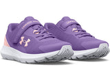 Under Armour Girls Pre-School UA Surge 3 AC Running Shoes - Enhanced Ankle Comfort