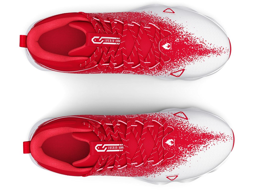 Under Armour Boys Spotlight Franchise RM 2.0 Jr. Football Cleats - Enhanced Durability and Comfort
