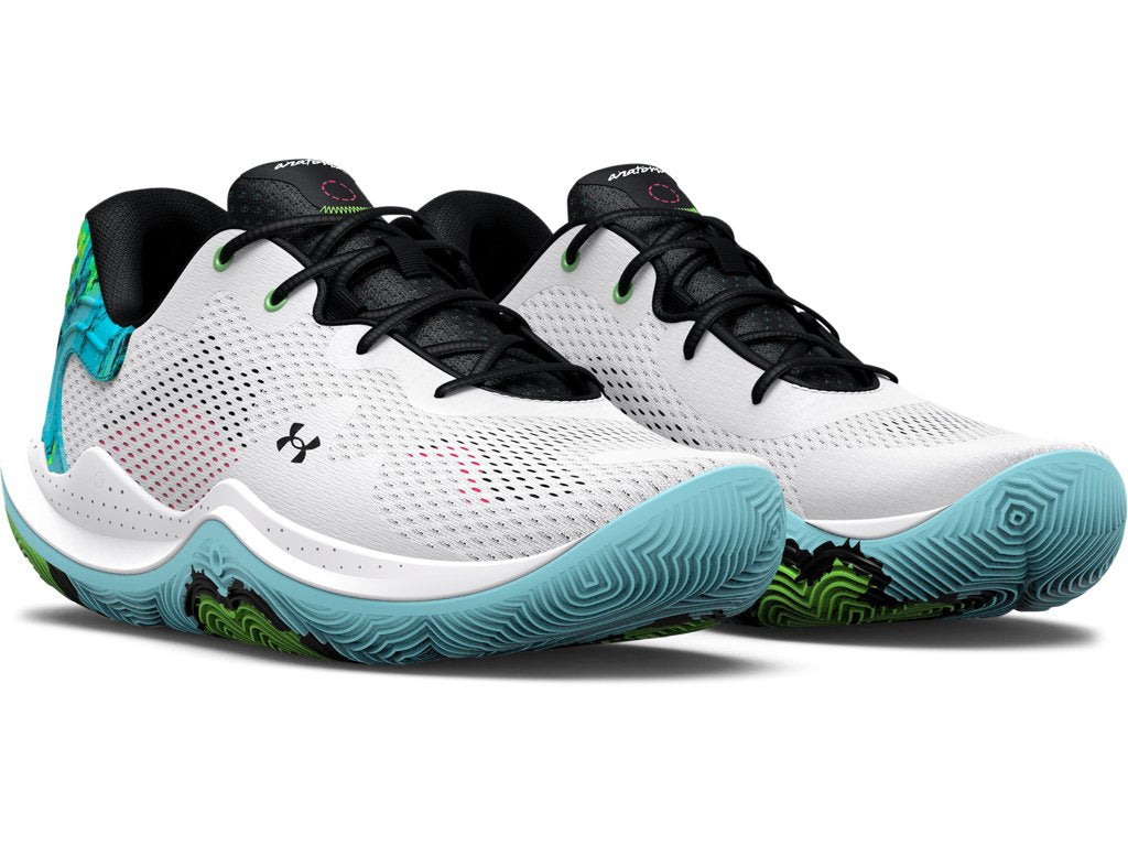 Under Armour Unisex UA Spawn 4 Printed Basketball Shoes - Lightweight with Maximum Breathability