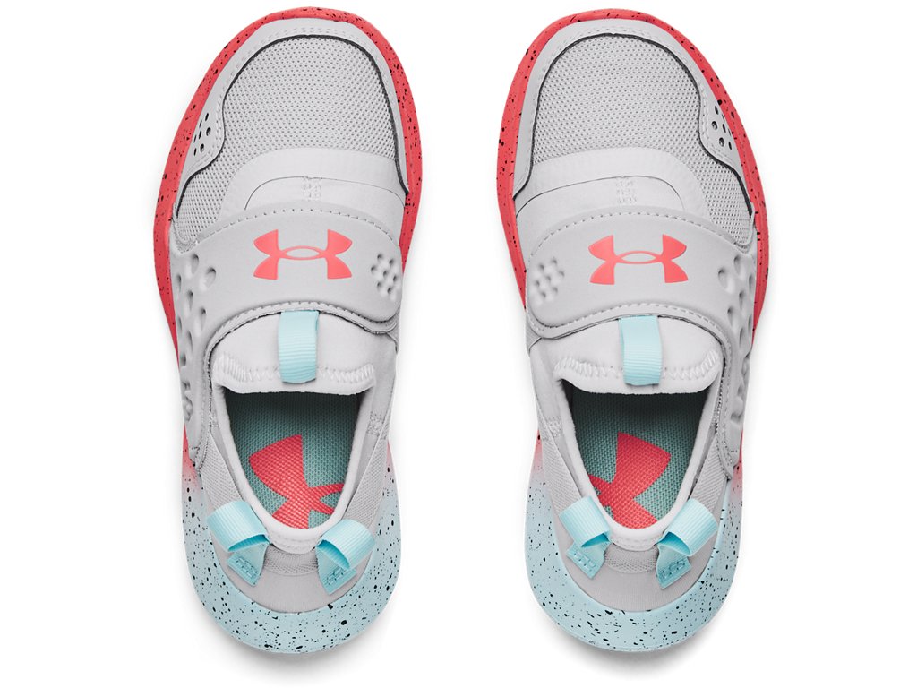 Under Armour Girls Pre-School Runplay Fade Running Shoes - Breathable Upper and Cushioned Comfort