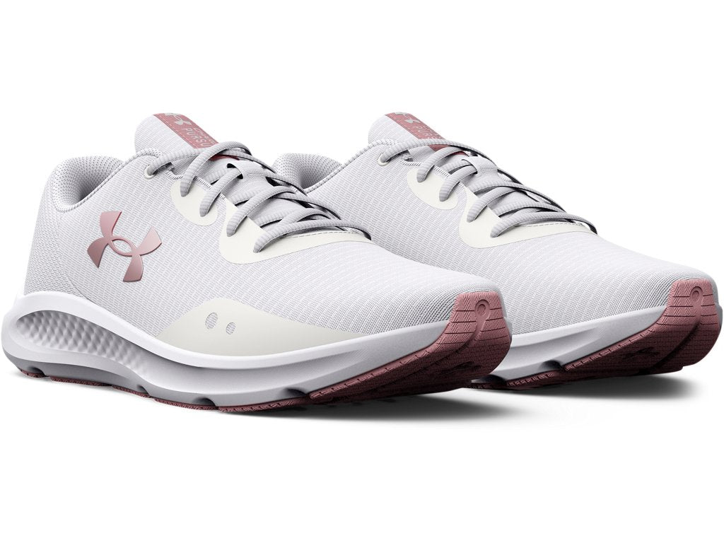 Under Armour Women's Charged Pursuit 3 Tech Running Shoes - Breathable Mesh Upper