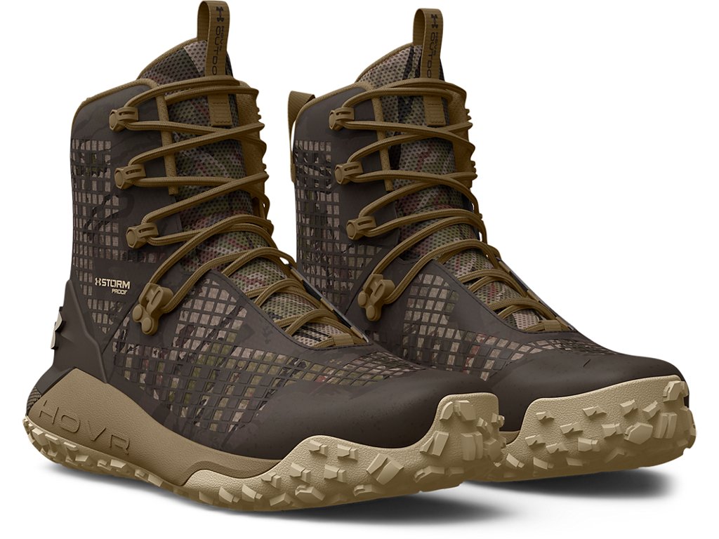 Under Armour Mens HOVR Dawn Waterproof 2.0 400G Boots - High-traction Rubber Lug Outsole
