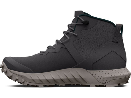 Under Armour Men's Micro G Valsetz Trek Mid Leather Waterproof Tactical Boots - High Traction Grip