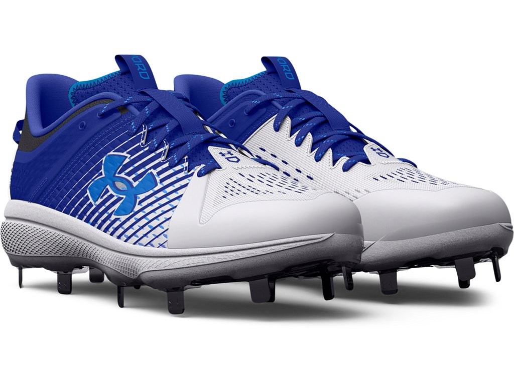 Under Armour Mens UA Yard Low MT Baseball Cleats Footwear - Charged Cushioning and UA Microtips Technology