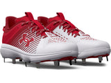 Under Armour Mens UA Yard Low MT Baseball Cleats Footwear - Charged Cushioning and UA Microtips Technology