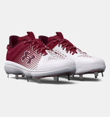 Under Armour Mens UA Yard Low MT Baseball Cleats Footwear - Charged Cushioning and UA Microtips Technology