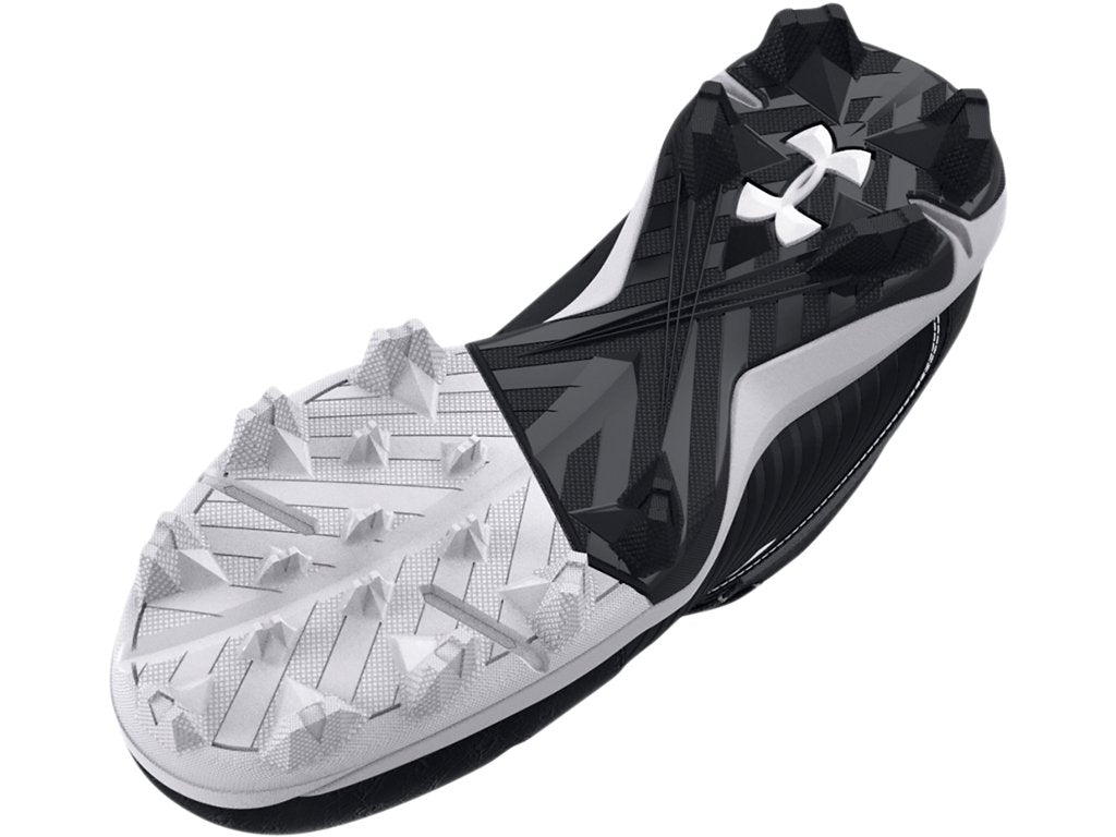 Under Armour Boys Leadoff Mid RM Jr. Baseball Cleats - Optimal Traction and Durability