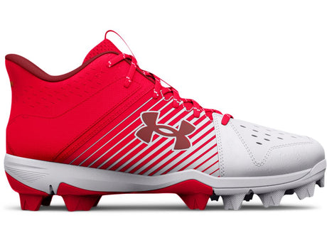 Under Armour Boys Leadoff Mid RM Jr. Baseball Cleats - Optimal Traction and Durability