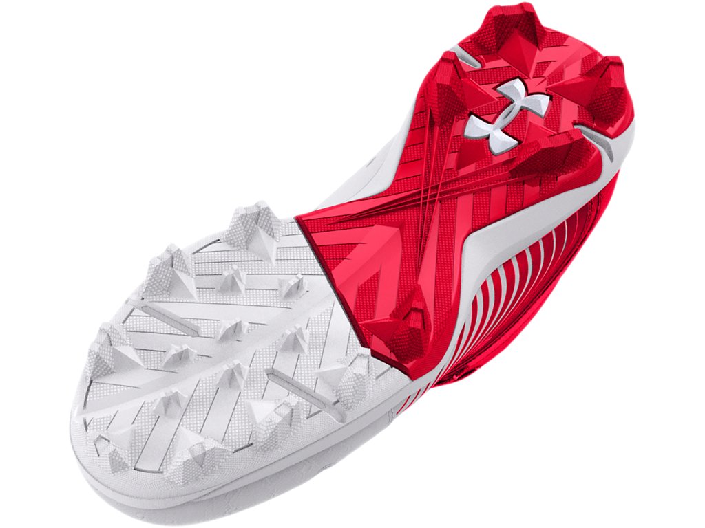 Under Armour Boys Leadoff Mid RM Jr. Baseball Cleats - Optimal Traction and Durability