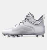 Under Armour Men's UA Command MC Mid Lacrosse Cleats Footwear - Durable and Abrasion Resistant