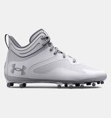 Under Armour Men's UA Command MC Mid Lacrosse Cleats Footwear - Durable and Abrasion Resistant