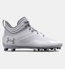 Under Armour Men's UA Command MC Mid Lacrosse Cleats Footwear - Durable and Abrasion Resistant