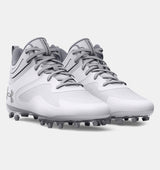 Under Armour Men's UA Command MC Mid Lacrosse Cleats Footwear - Durable and Abrasion Resistant