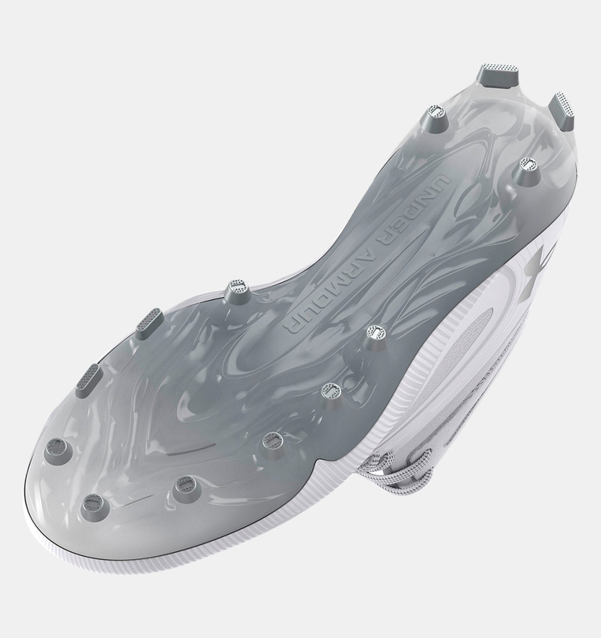 Under Armour Men's UA Command MC Mid Lacrosse Cleats Footwear - Durable and Abrasion Resistant