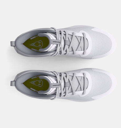 Under Armour Men's UA Command MC Mid Lacrosse Cleats Footwear - Durable and Abrasion Resistant