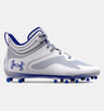 Under Armour Men's UA Command MC Mid Lacrosse Cleats Footwear - Durable and Abrasion Resistant