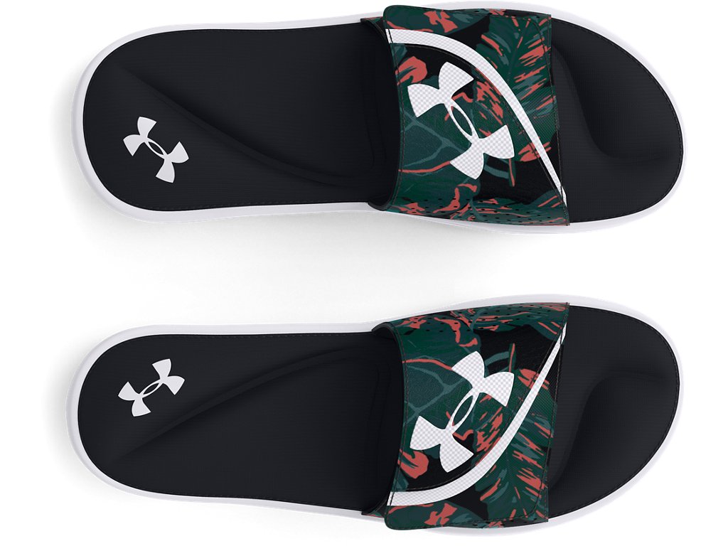 Under Armour Boys Ignite VI Graphic Strap Slides Footwear - With Durable Traction Pods