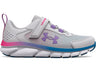 Under Armour Girls Pre-School UA Assert 9 Wide AC Running Shoes - Lightweight with Cushioned EVA Midsole