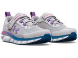 Under Armour Girls Pre-School UA Assert 9 Wide AC Running Shoes - Lightweight with Cushioned EVA Midsole