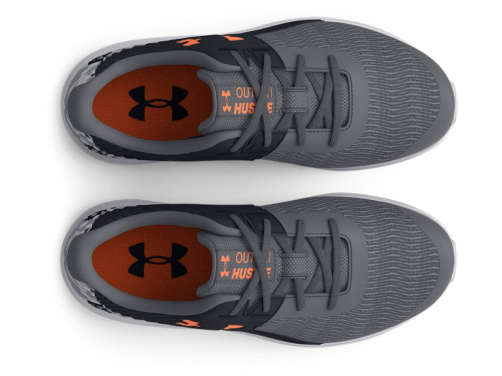 Under Armour Boys Pre-School UA Outhustle Printed Running Shoes - With Explosive Takeoff Feature