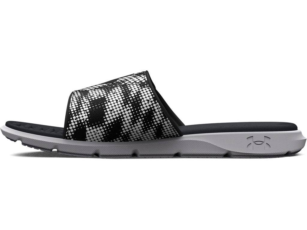Under Armour Mens UA Ignite Pro Graphic Strap Slides Footwear - Comfortable Foam Footbed