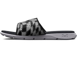 Under Armour Mens UA Ignite Pro Graphic Strap Slides Footwear - Comfortable Foam Footbed