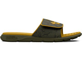 Under Armour Mens UA Ignite Pro Graphic Strap Slides Footwear - Comfortable Foam Footbed