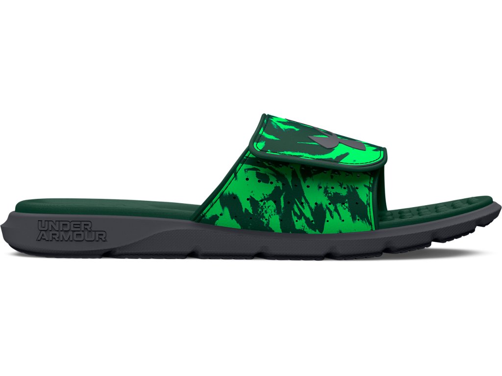 Under Armour Mens UA Ignite Pro Graphic Strap Slides Footwear - Comfortable Foam Footbed