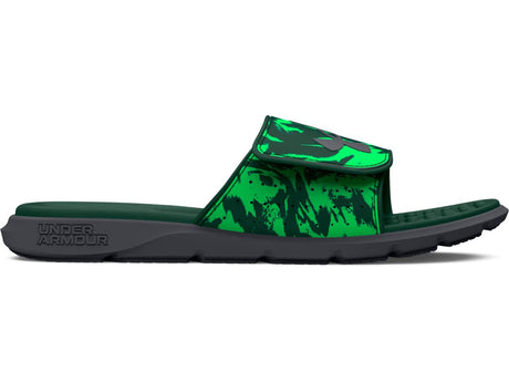 Under Armour Mens UA Ignite Pro Graphic Strap Slides Footwear - Comfortable Foam Footbed