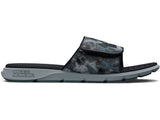 Under Armour Mens UA Ignite Pro Graphic Strap Slides Footwear - Comfortable Foam Footbed