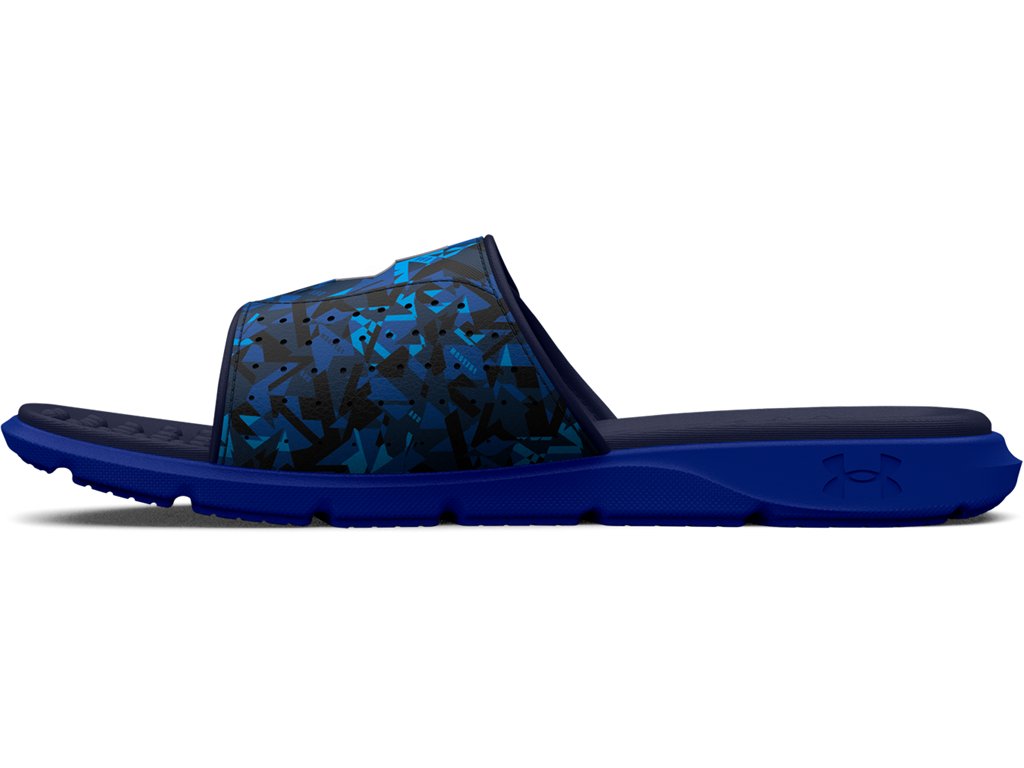 Under Armour Mens UA Ignite Pro Graphic Strap Slides Footwear - Comfortable Foam Footbed