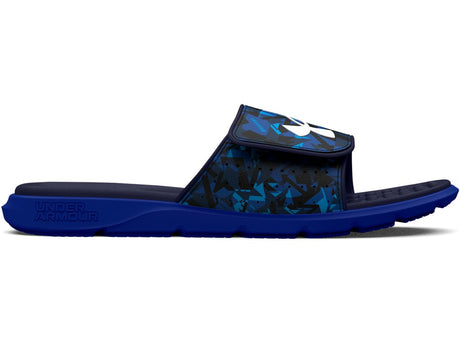 Under Armour Mens UA Ignite Pro Graphic Strap Slides Footwear - Comfortable Foam Footbed