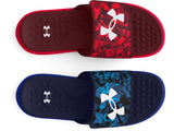 Under Armour Mens UA Ignite Pro Graphic Strap Slides Footwear - Comfortable Foam Footbed