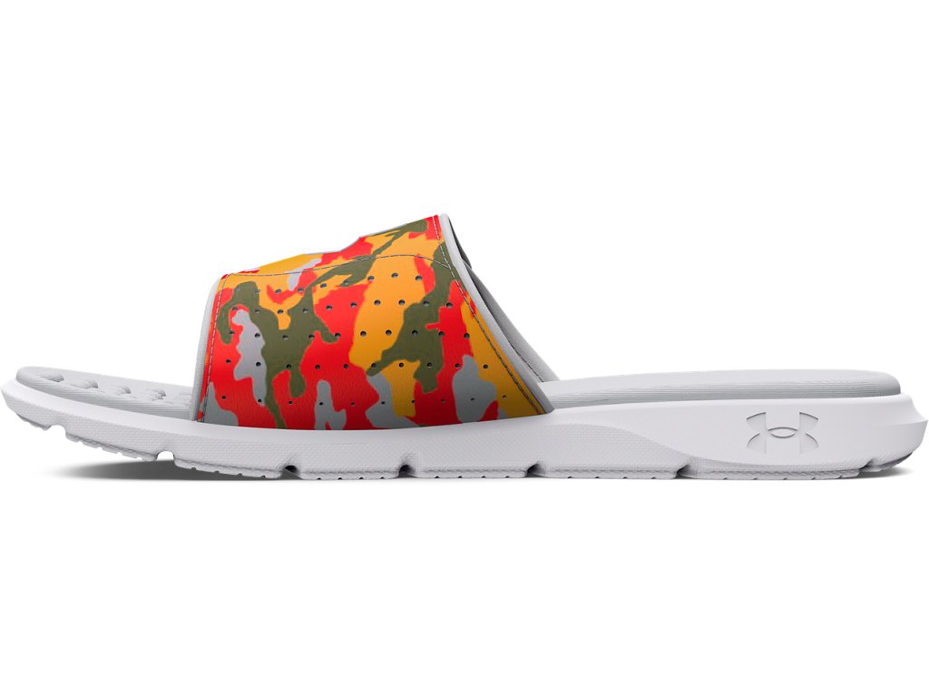 Under Armour Mens UA Ignite Pro Graphic Strap Slides Footwear - Comfortable Foam Footbed