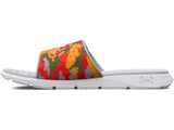 Under Armour Mens UA Ignite Pro Graphic Strap Slides Footwear - Comfortable Foam Footbed