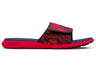 Under Armour Mens UA Ignite Pro Graphic Strap Slides Footwear - Comfortable Foam Footbed