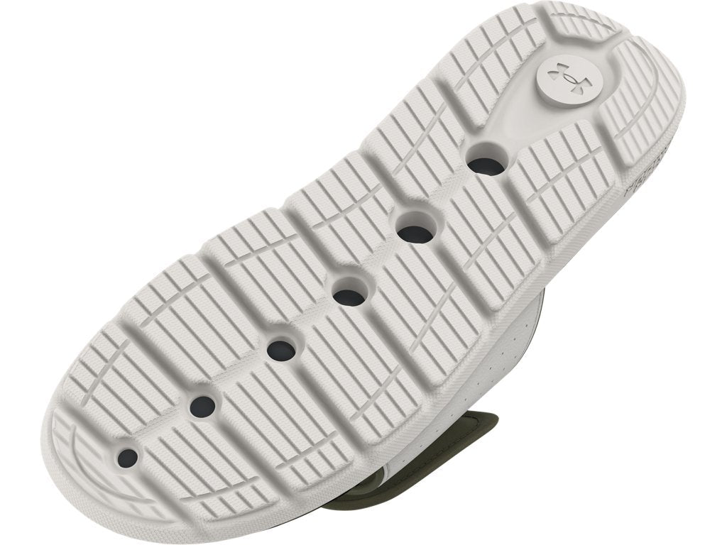 Under Armour Mens Ignite Pro Graphic Footbed Slides - Adjustable Synthetic Strap