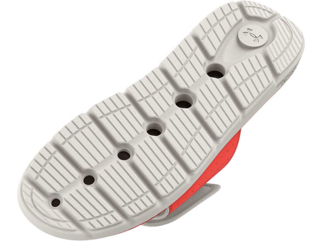 Under Armour Mens Ignite Pro Graphic Footbed Slides - Adjustable Synthetic Strap