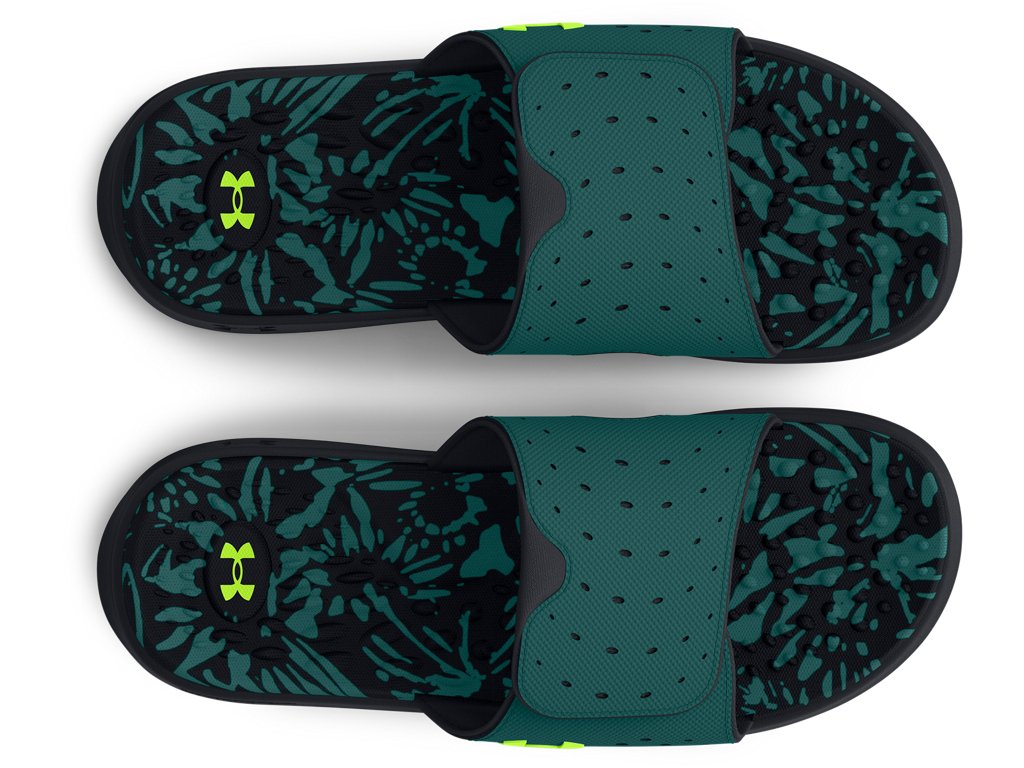 Under Armour Women's Ignite Pro Graphic Footbed Slides - Textured Foam Comfort