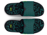 Under Armour Women's Ignite Pro Graphic Footbed Slides - Textured Foam Comfort