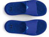 Under Armour Women's Ignite Pro Graphic Footbed Slides - Textured Foam Comfort