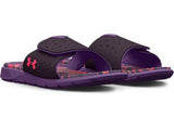 Under Armour Women's Ignite Pro Graphic Footbed Slides - Textured Foam Comfort
