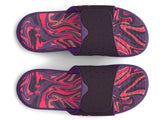 Under Armour Women's Ignite Pro Graphic Footbed Slides - Textured Foam Comfort
