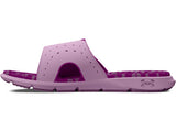 Under Armour Women's Ignite Pro Graphic Footbed Slides - Textured Foam Comfort