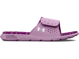 Under Armour Women's Ignite Pro Graphic Footbed Slides - Textured Foam Comfort