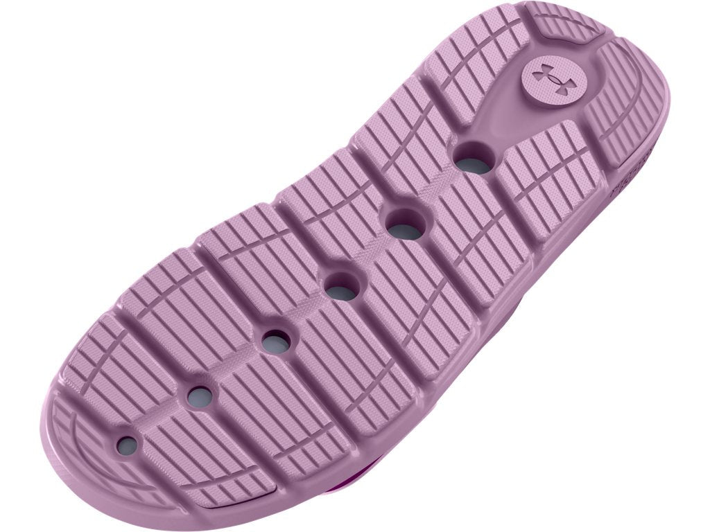 Under Armour Women's Ignite Pro Graphic Footbed Slides - Textured Foam Comfort