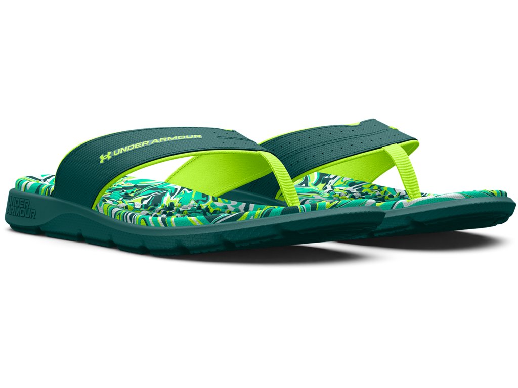 Under Armour Womens UA Ignite Pro Marbella Graphic Sandals - Comfort and Traction