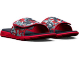 Under Armour Boys Ignite Pro Graphic Strap Slides - Textured Foam Footbed